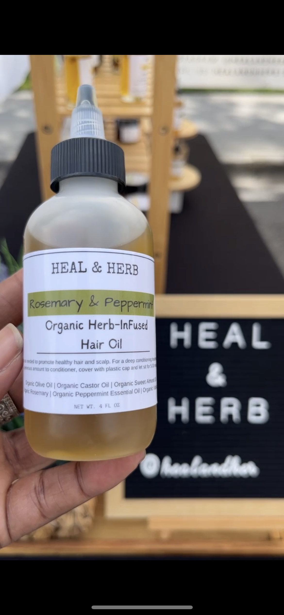Rosemary & Peppermint Hair Oil