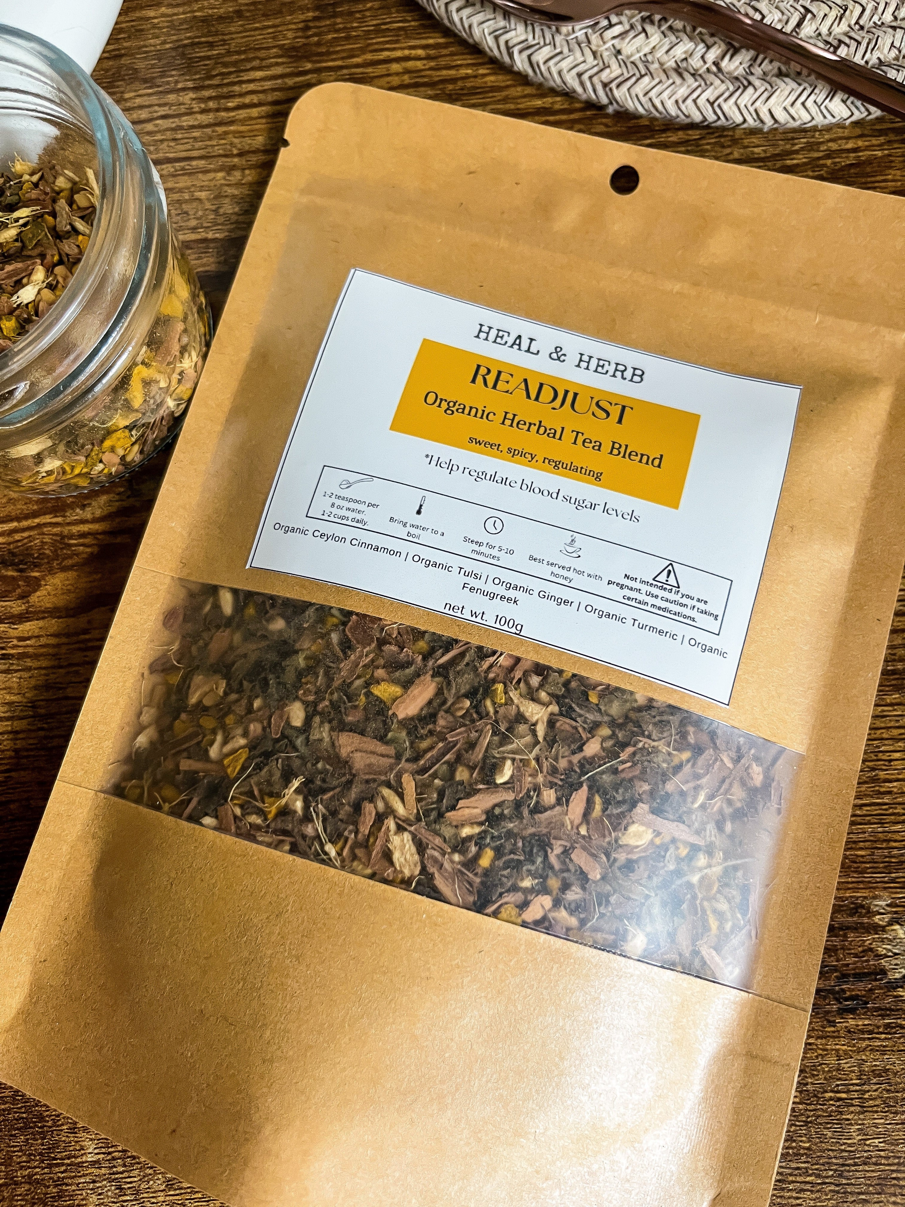 Readjust Organic Herbal Tea Blend (Metabolic Support)