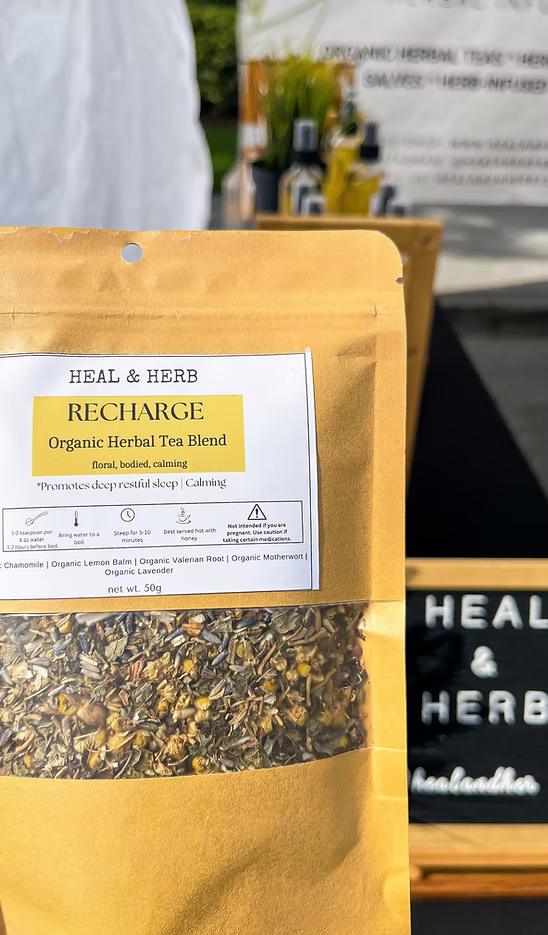 RECHARGE Organic Herbal Tea Blend (Sleep)