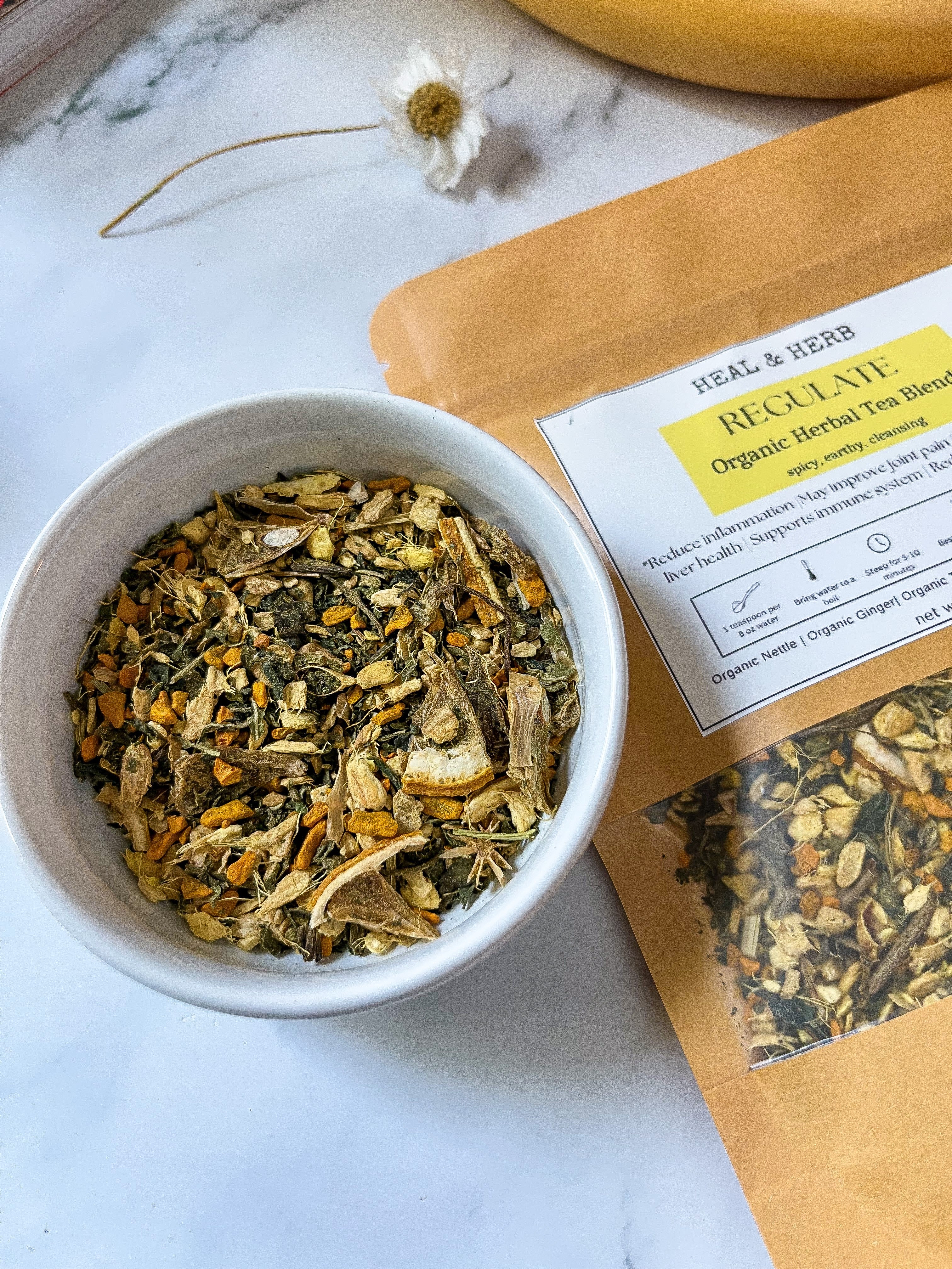 REGULATE Organic Herbal Tea Blend (Anti-inflammatory)