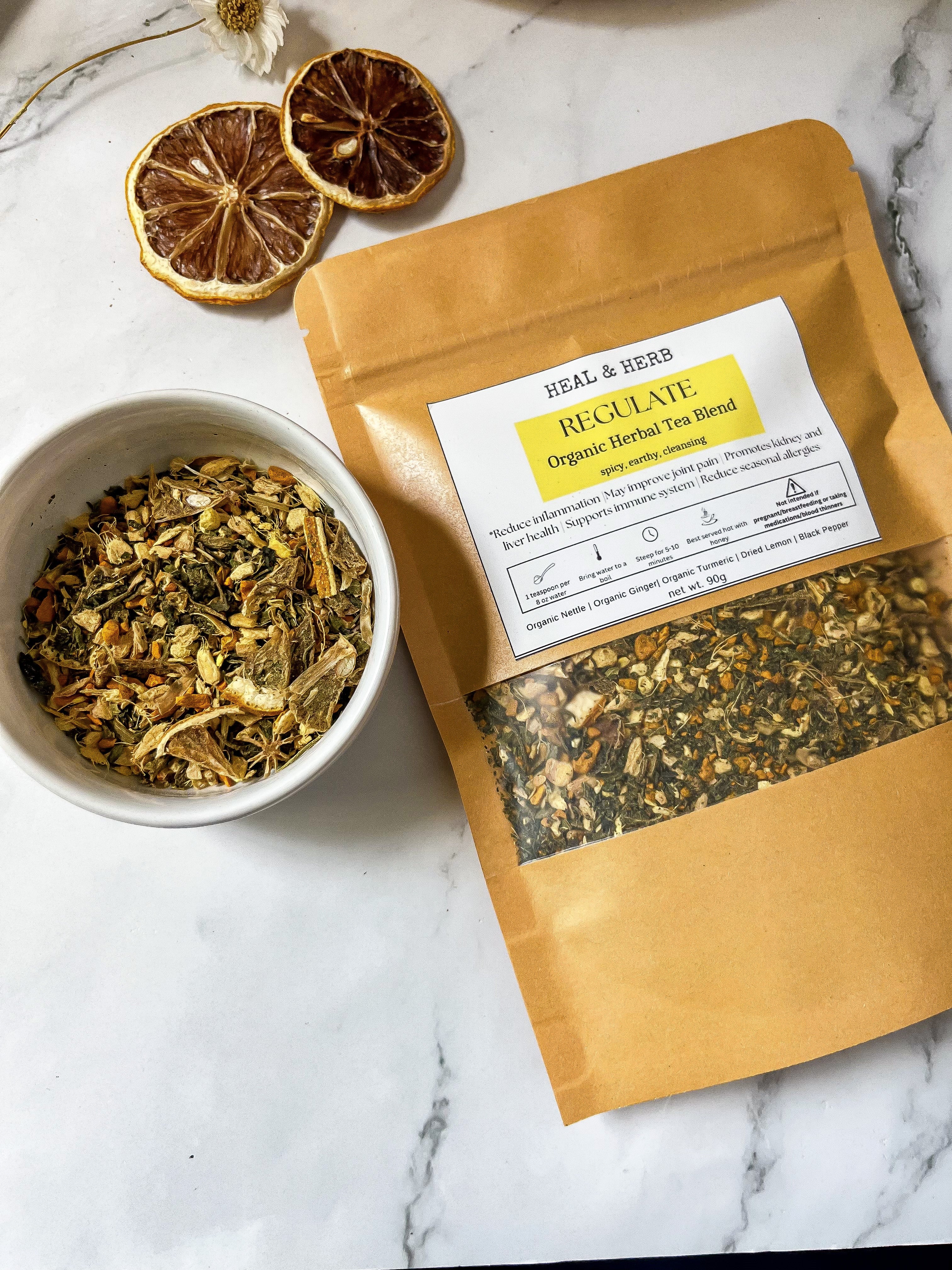REGULATE Organic Herbal Tea Blend (Anti-inflammatory)