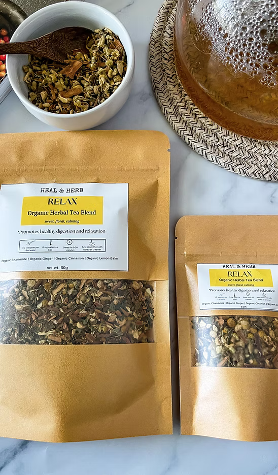 RELAX Organic Herbal Tea Blend (Rest & Digest)