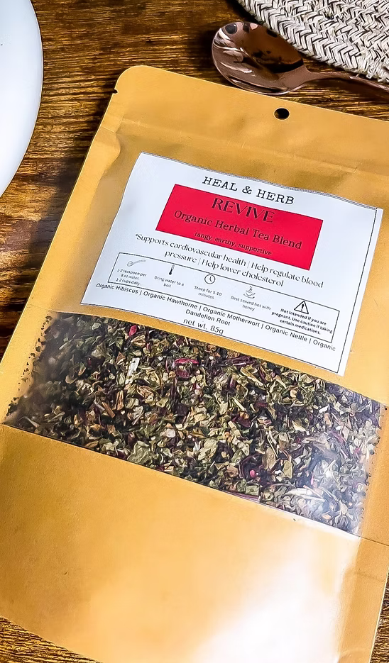 REVIVE Organic Herbal Tea Blend (Heart health)