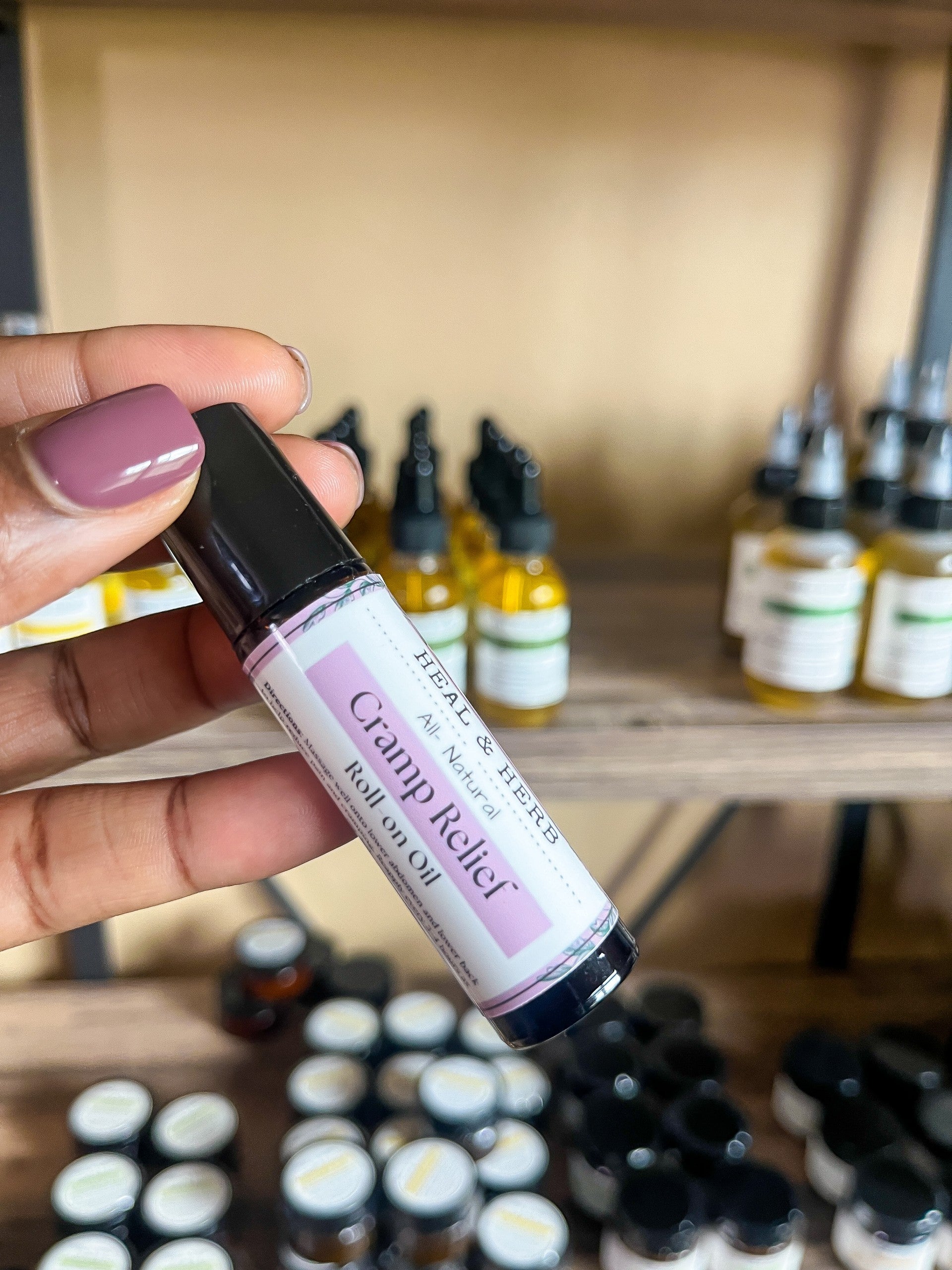 Cramp Relief Roll-on Oil | Heal & Herb